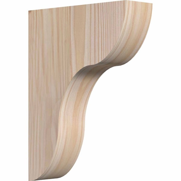 Ekena Millwork Carmel Smooth Corbel, Douglas Fir, 3 1/2"W x 12"D x 16"H COR04X12X16CAR00SDF - main